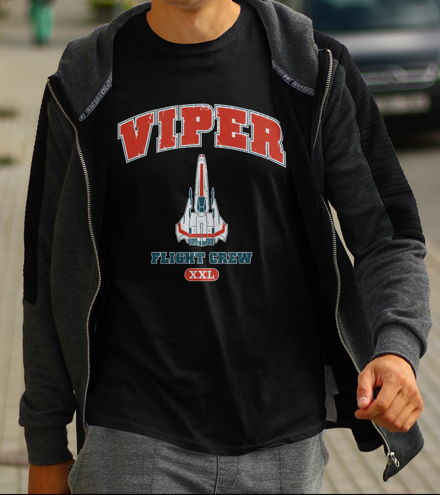 Viper Flight Crew XXL Battlestar Viper T-Shirt