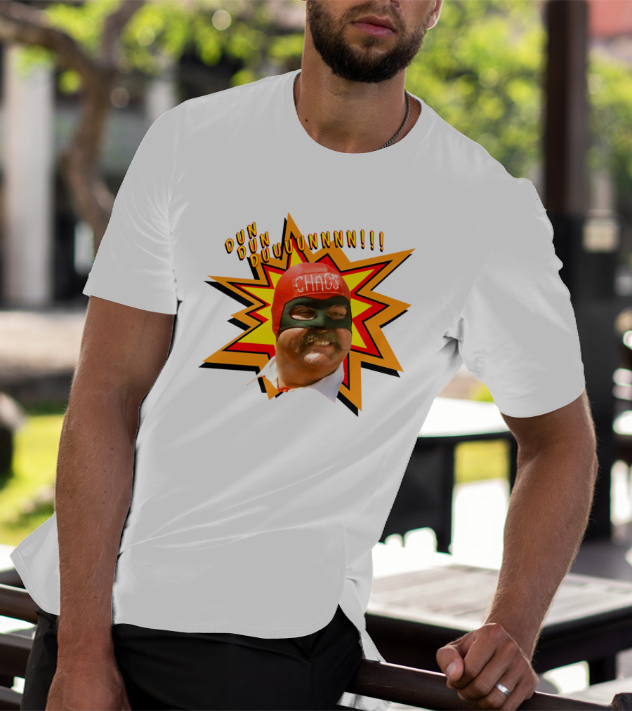 Dun Dun Duuunnnnn Captain Chaos The Cannonball Run T-Shirt