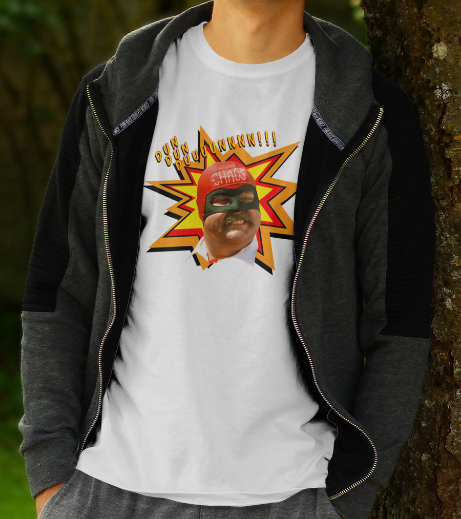Dun Dun Duuunnnnn Captain Chaos The Cannonball Run T-Shirt