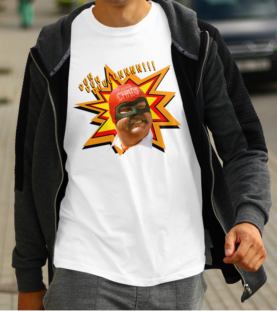 Dun Dun Duuunnnnn Captain Chaos The Cannonball Run T-Shirt