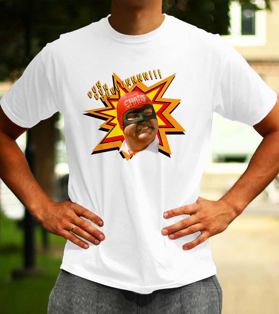 Dun Dun Duuunnnnn Captain Chaos The Cannonball Run T-Shirt