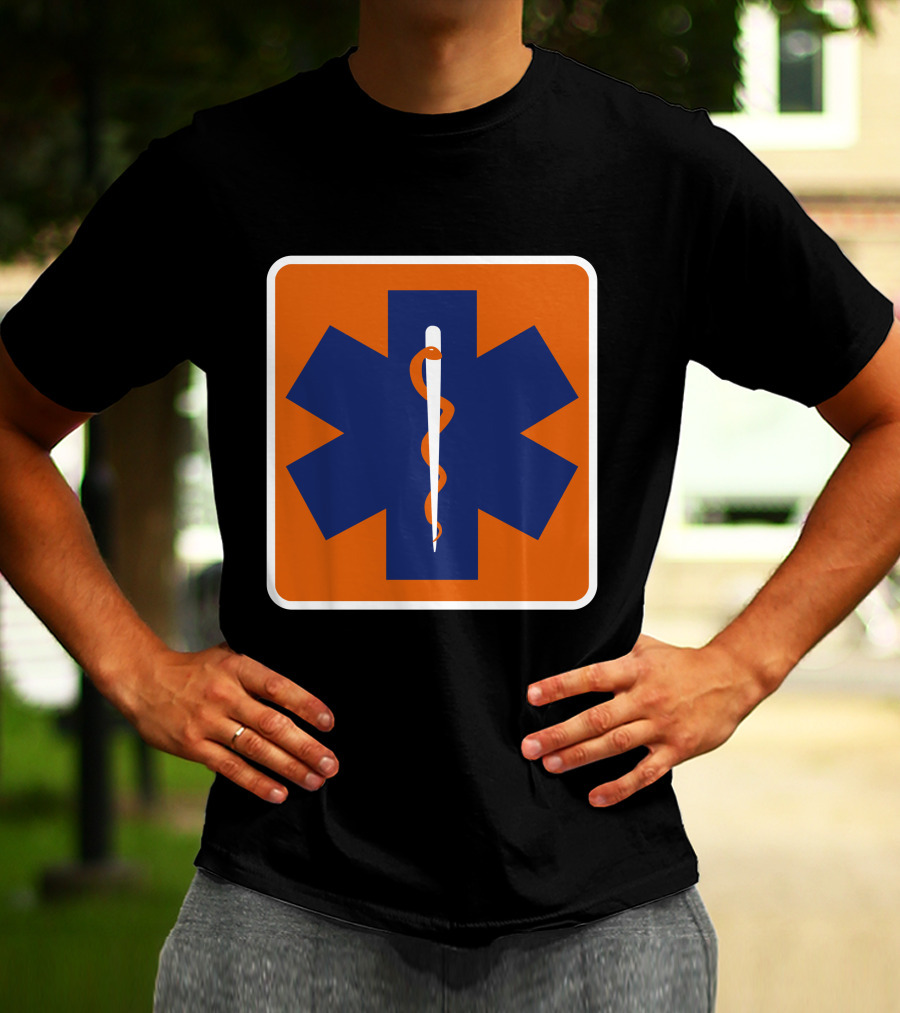 Star Of Life Medical Symbol The Cannon Ball Run T-Shirt