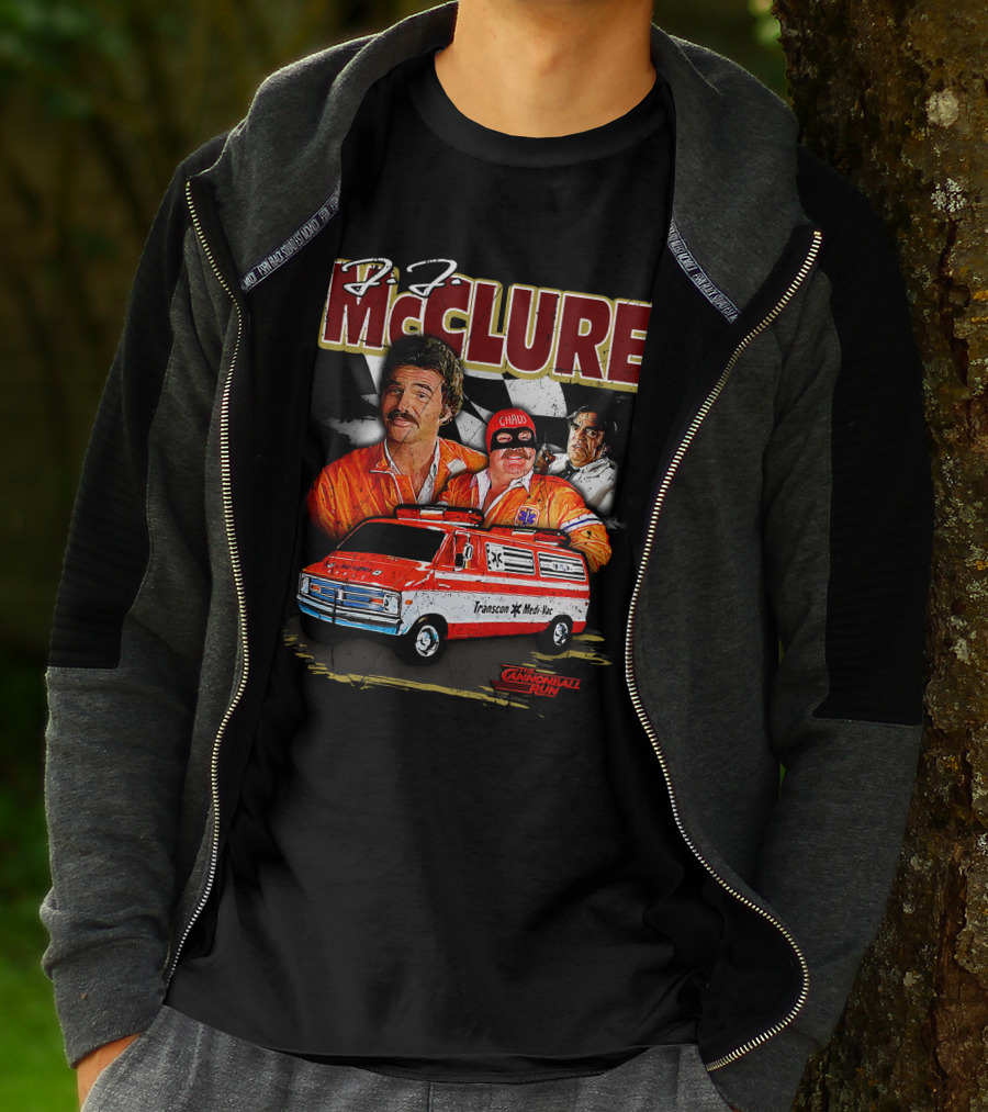 Cannonball Run Captain Chaos Transcon Med-Vac McClure Racing Van T-Shirt