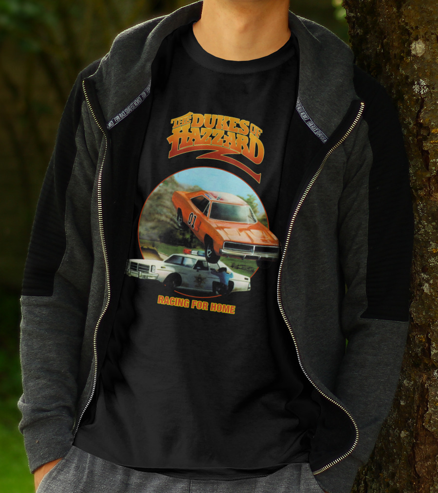 The Dukes Of Hazzard 01 General Lee Raging For Home T-Shirt