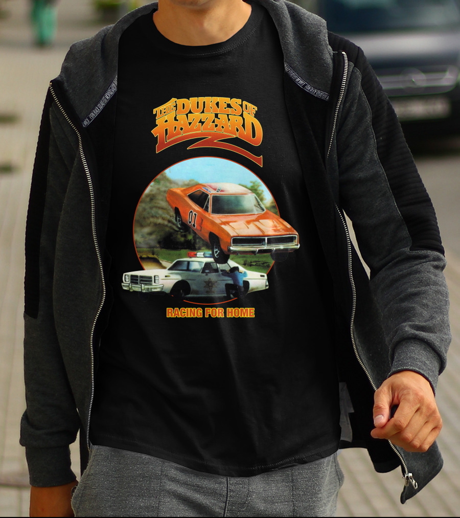 The Dukes Of Hazzard 01 General Lee Raging For Home T-Shirt