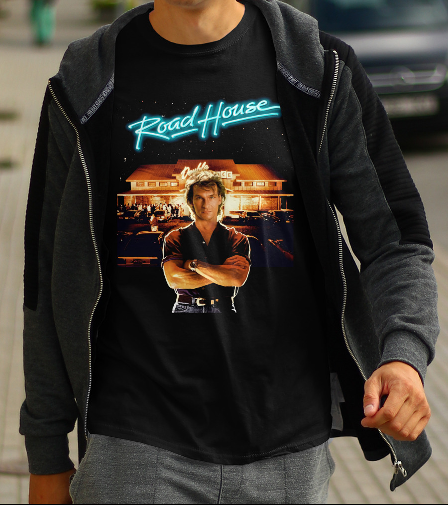 Road House Double Deuce Patrick Swayze Classic Movie Scene T-Shirt