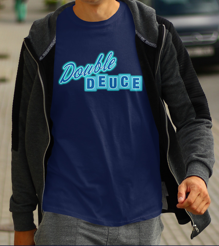 Road House Double Deuce Neon Style Retro T-Shirt