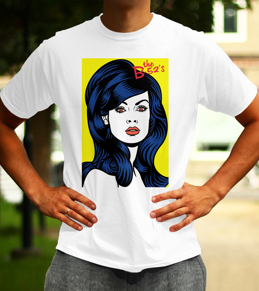 The B-52's Bold Pop Art Woman T-Shirt