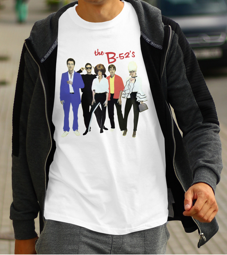 The B-52's Album Cover Band Members In Iconic Attire T-Shirt