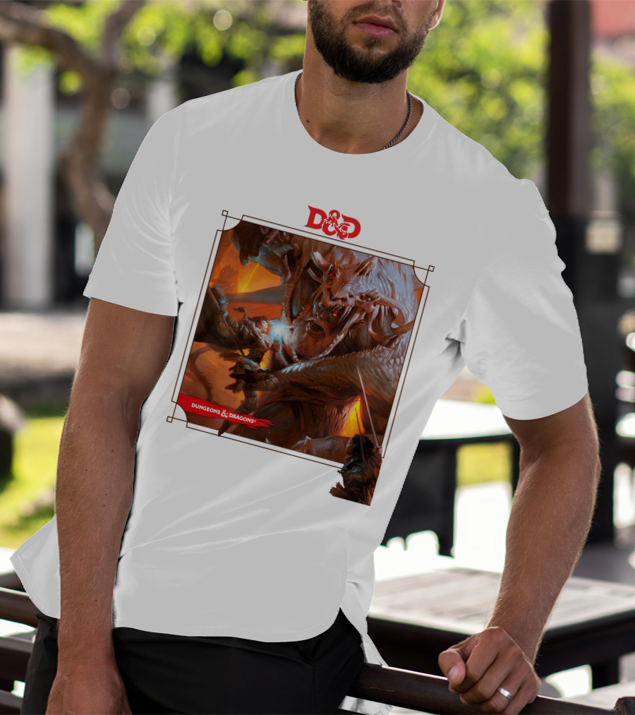 Dungeons And Dragons Epic Battle Scene DnD T-Shirt
