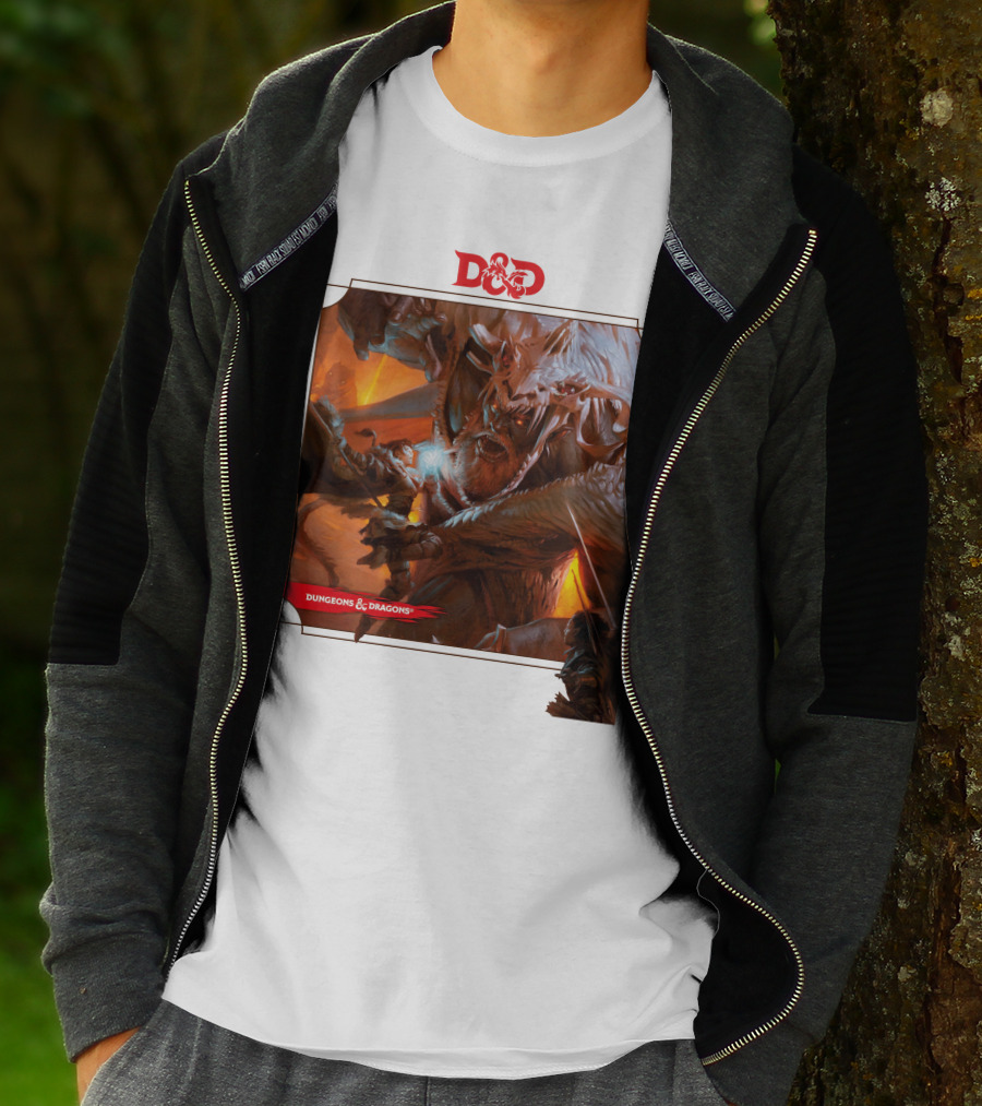 Dungeons And Dragons Epic Battle Scene DnD T-Shirt