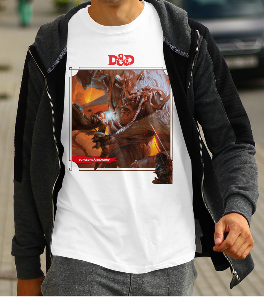 Dungeons And Dragons Epic Battle Scene DnD T-Shirt