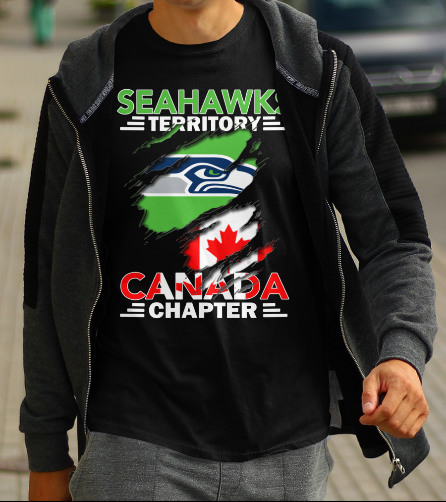 Seattle Seahawks Territory Canada Chapter Fan T-Shirt