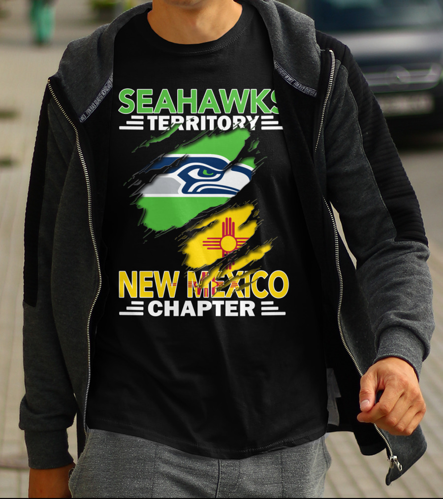 Seahawks Territory New Mexico Chapter Flag T-Shirt