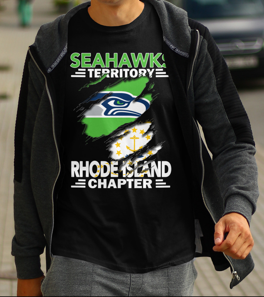 Seahawks Territory Rhode Island Chapter Supporter's Pride T-Shirt