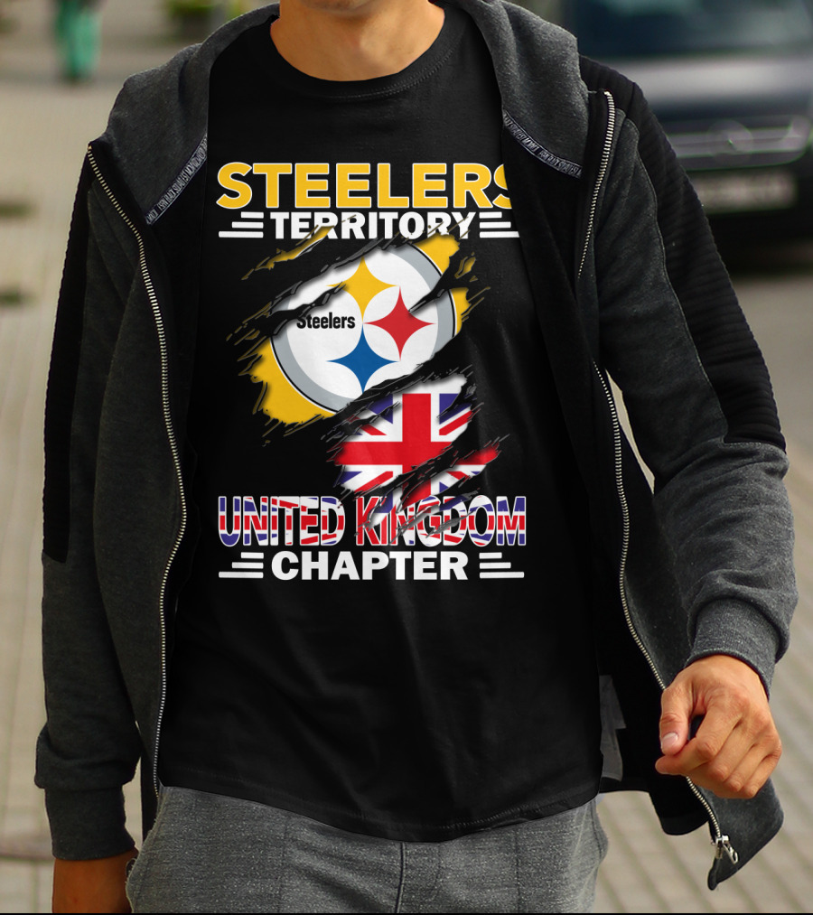 Steelers Territory Steelers Logo United Kingdom Chapter T-Shirt