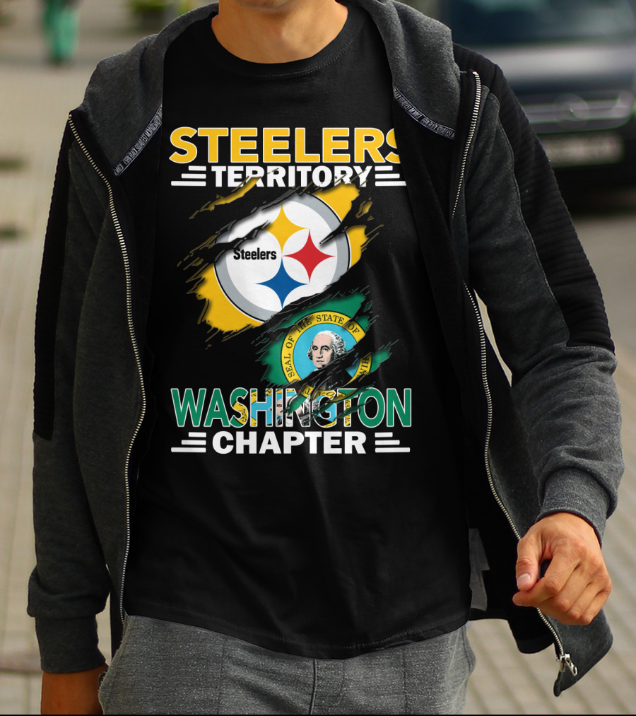 Steelers Territory Washington Chapter Seal T-Shirt