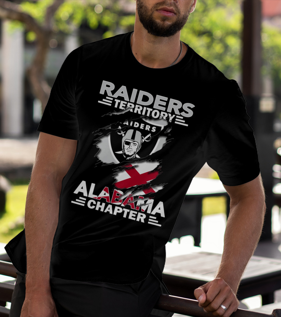 Raiders Territory Alabama Chapter Shield Patch T-Shirt