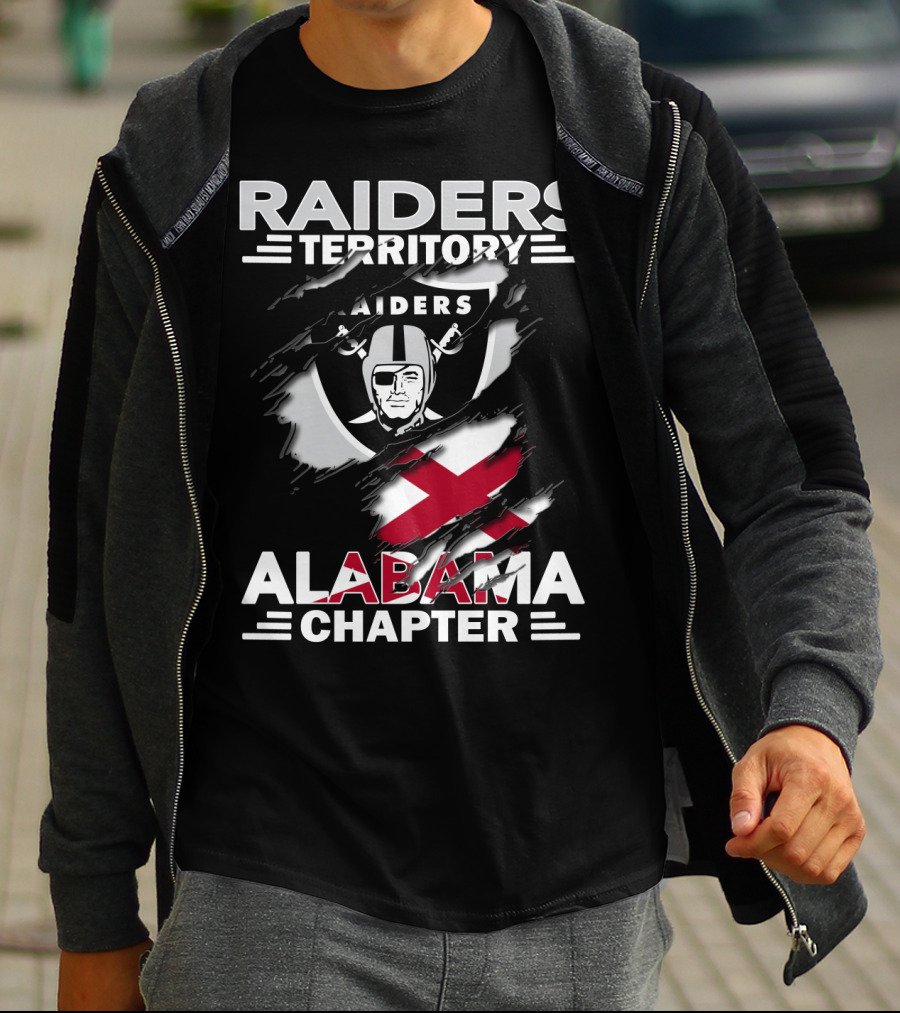 Raiders Territory Alabama Chapter Shield Patch T-Shirt