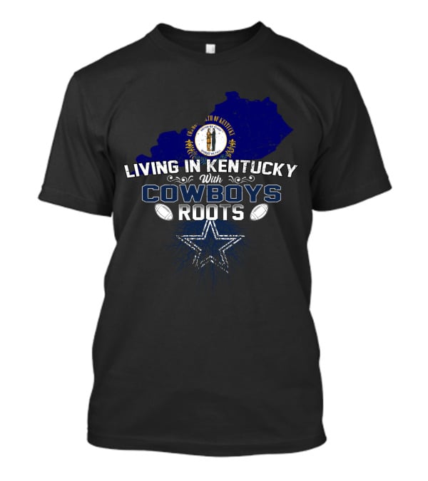 Kentucky Pride Dallas Cowboys Heritage Football T-Shirt