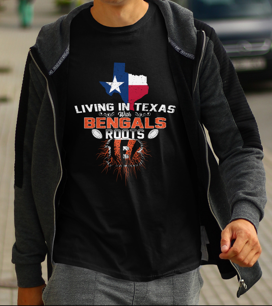 Texas Pride Meets Bengals Heritage With Football Passion T-Shirt