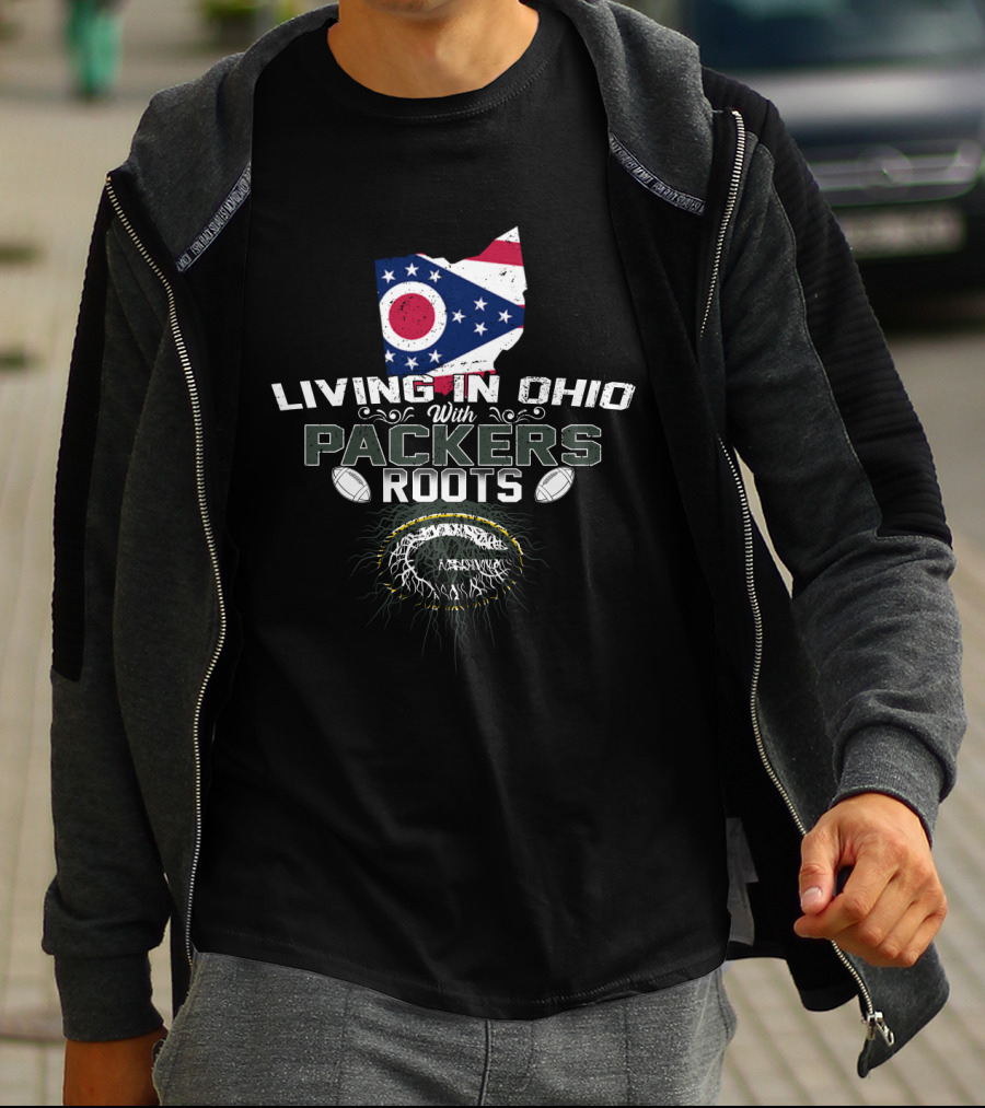 Ohio Living Embracing Packers Roots T-Shirt
