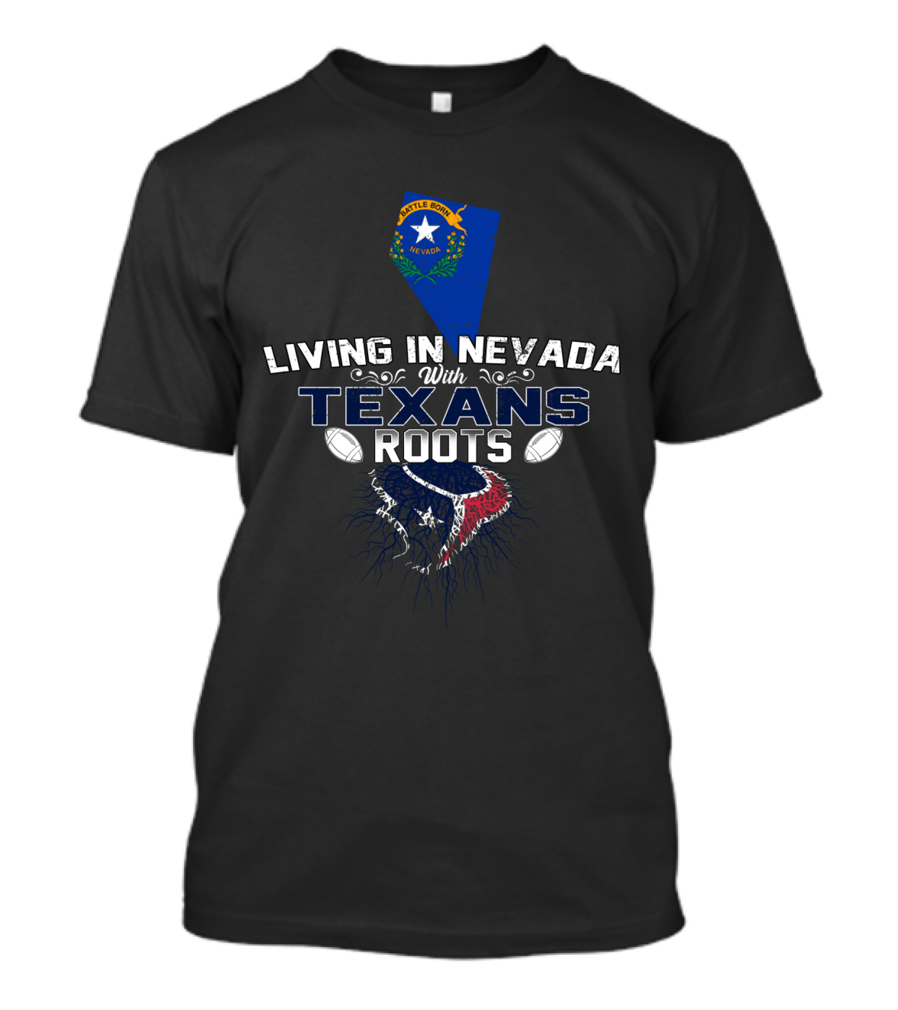 Living In Nevada With Houston Texans Football Legacy T-Shirt