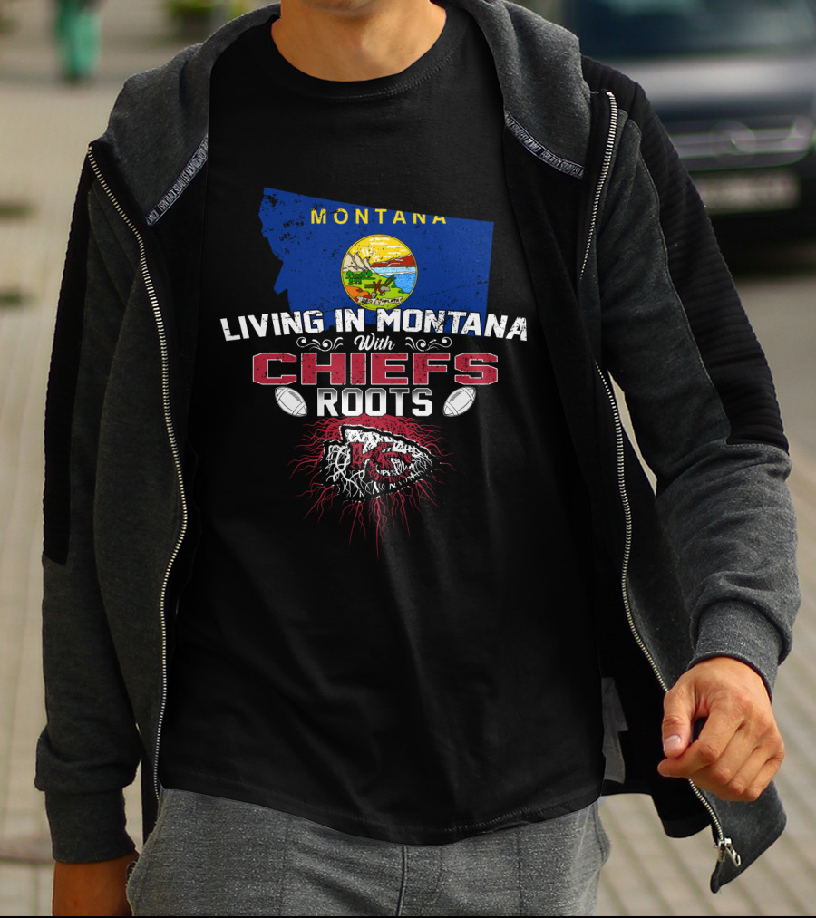 Montana Living With Chiefs Roots T-Shirt