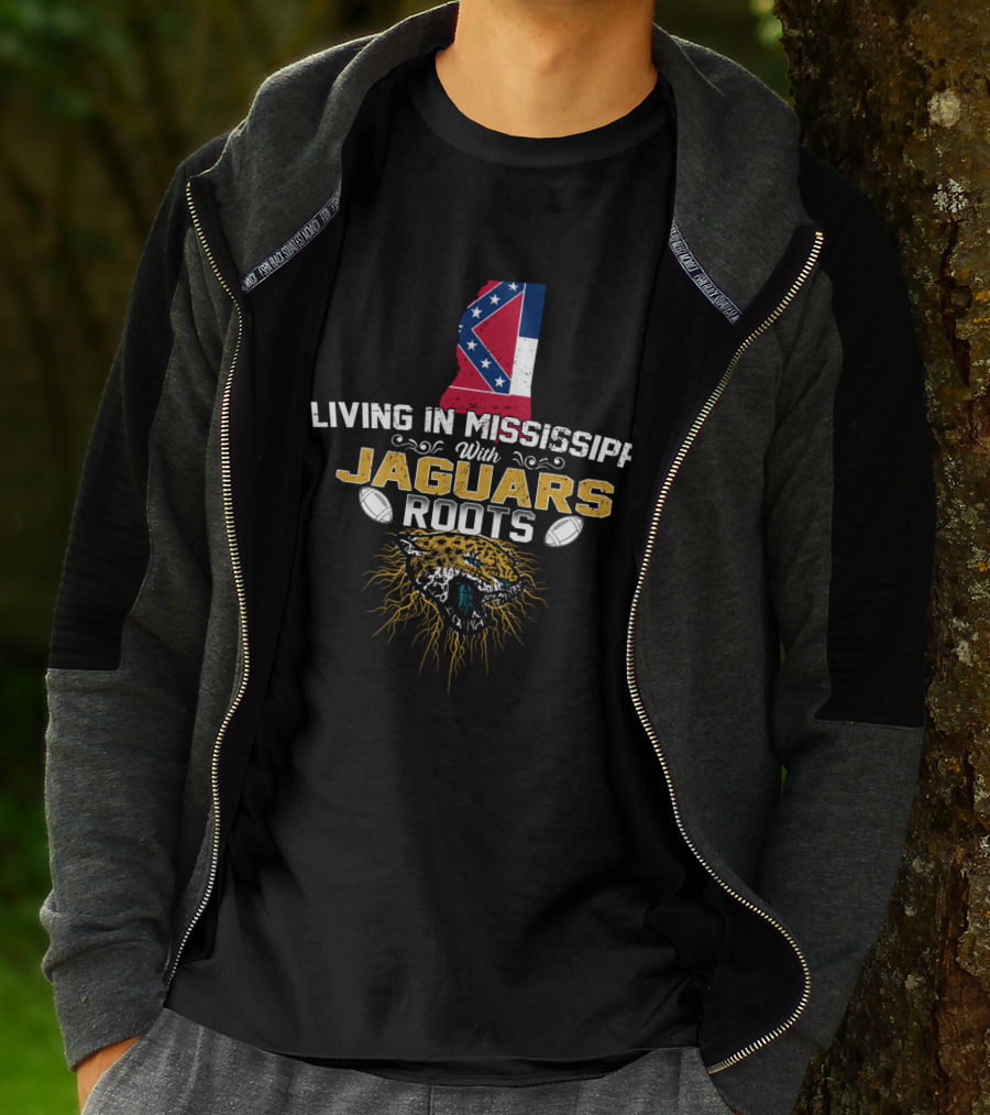 Mississippi Residence With Jaguars Heritage And Football Symbols T-Shirt