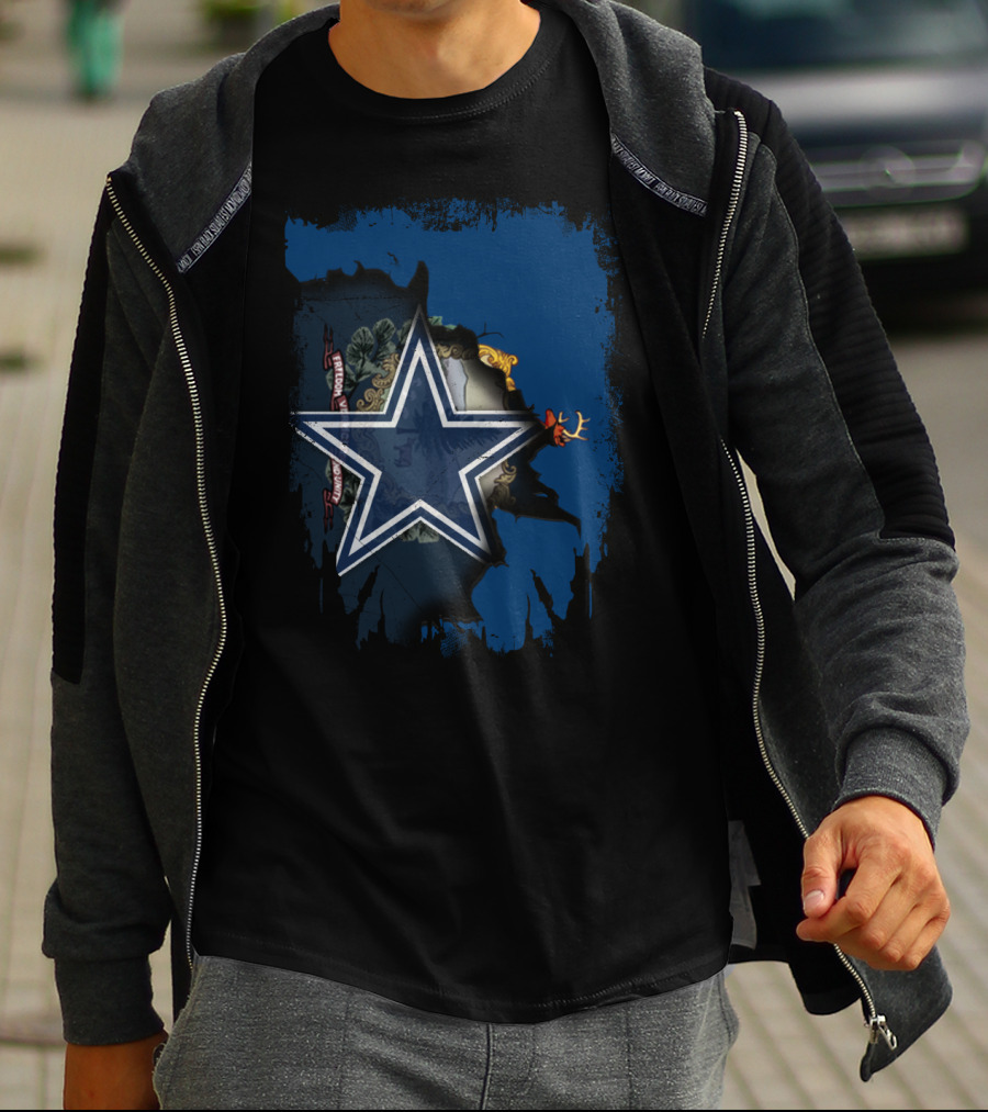 Together Vermont Dallas Cowboys Star Emblem T-Shirt