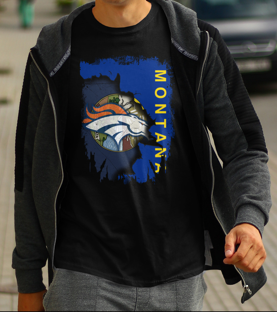 Montana Pride With Broncos T-Shirt