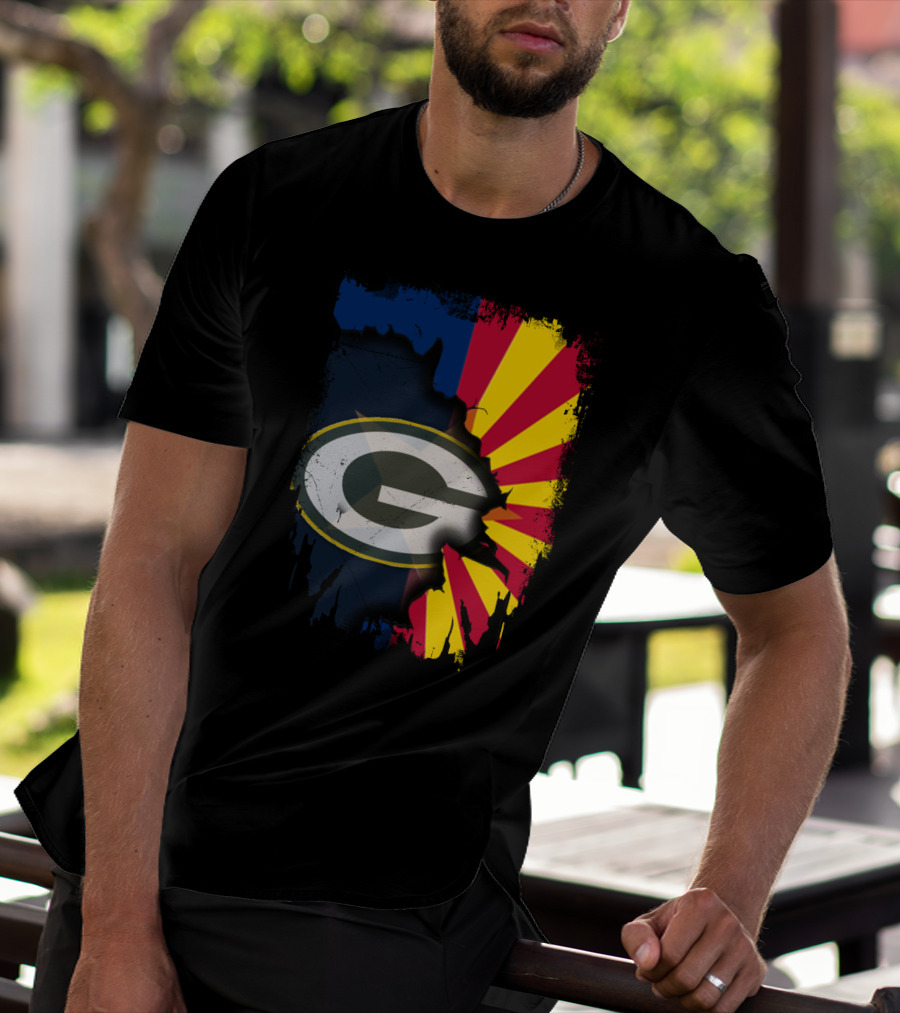 Together Arizona Green Bay Packers Fusion T-Shirt