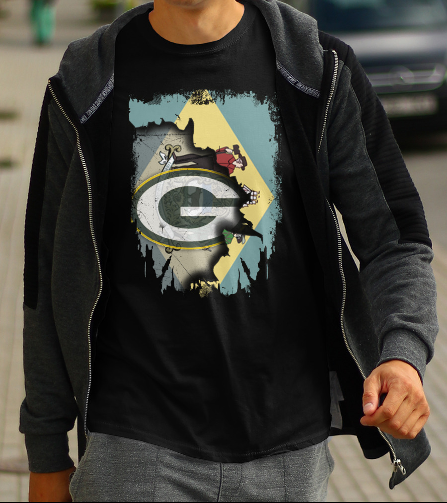 Green Bay Packers Delaware Heritage Fusion T-Shirt