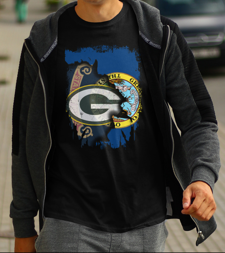 Together Idaho Green Bay Packers Fusion T-Shirt