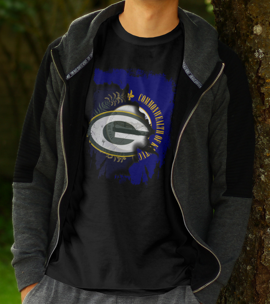Commonwealth Of Kentucky Green Bay Packers T-Shirt
