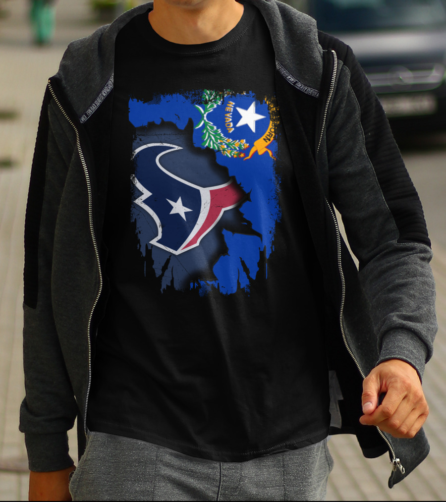 Nevada And Texans United NFL Spirit T-Shirt