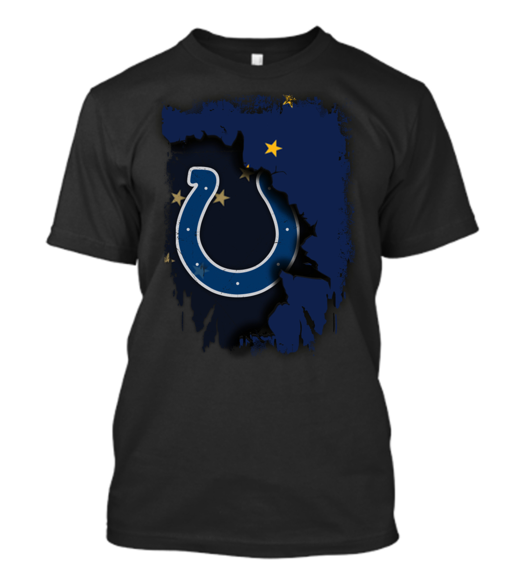 Together Alaska With Indianapolis Colts Blue Horseshoe Northern Stars T-Shirt