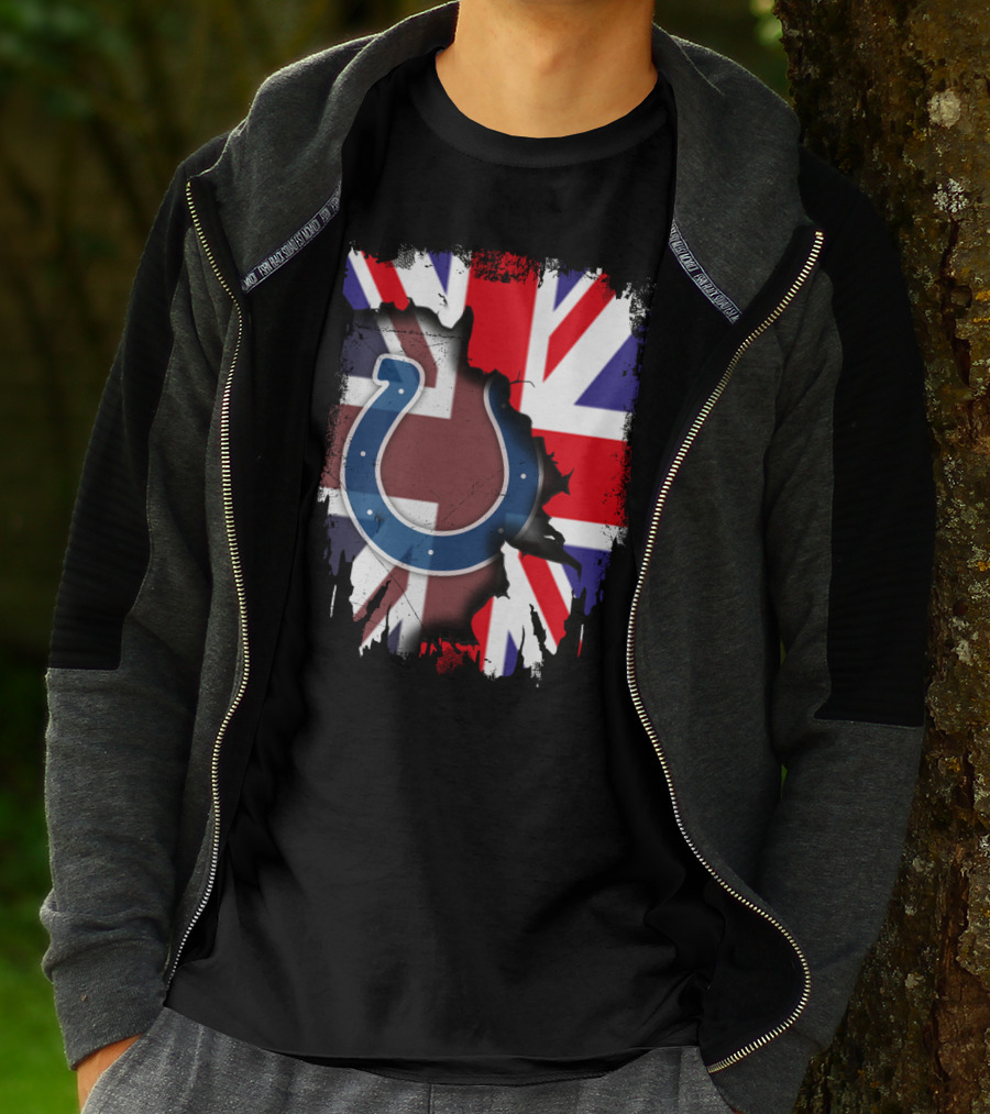 Together United Kingdom Colts Union Jack Horseshoe T-Shirt