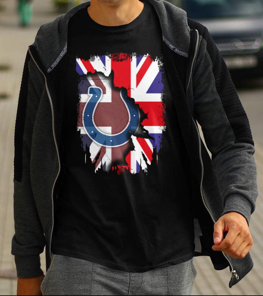 Together United Kingdom Colts Union Jack Horseshoe T-Shirt