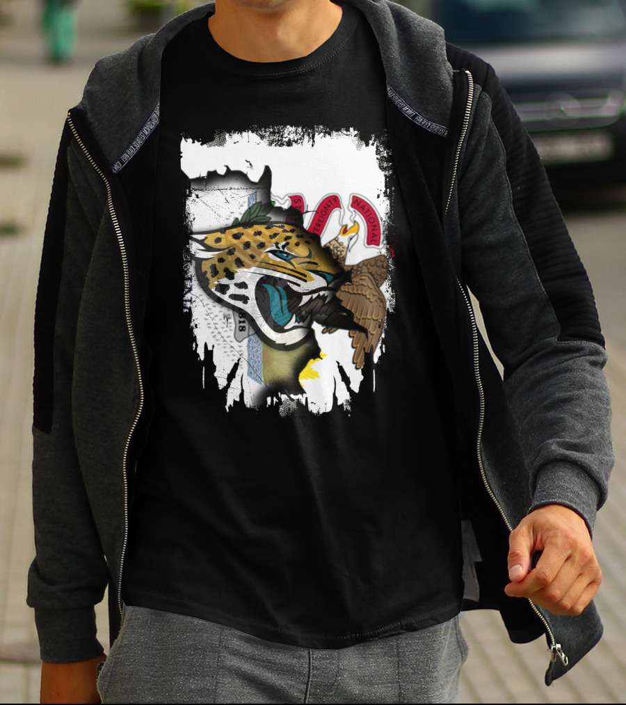 Together Illinois With Jaguars And State Flag T-Shirt