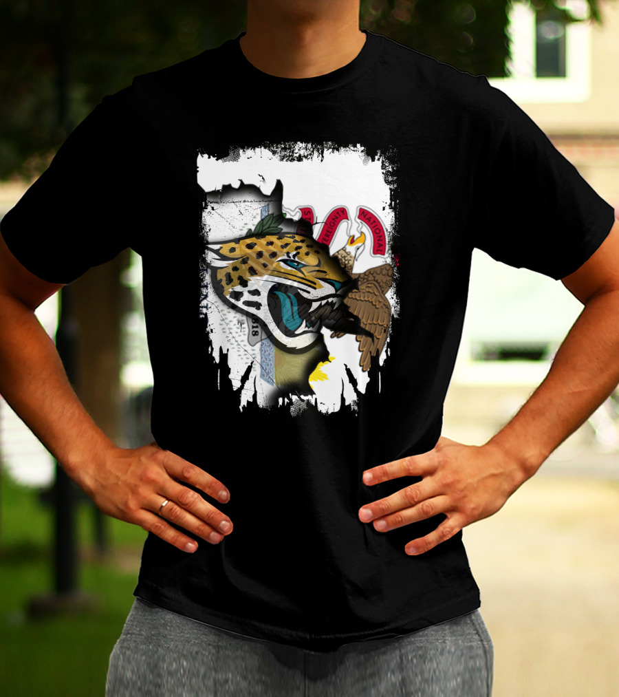 Together Illinois With Jaguars And State Flag T-Shirt