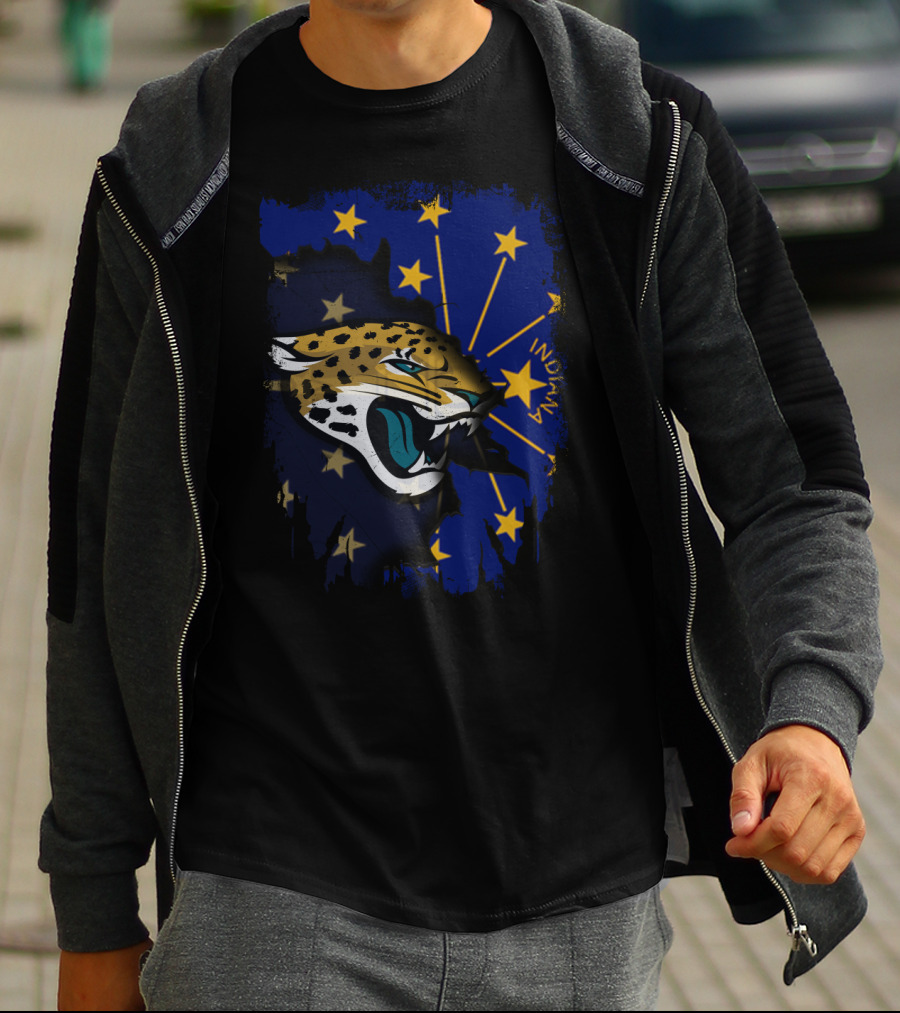 Indiana Jaguars Starburst Fusion T-Shirt