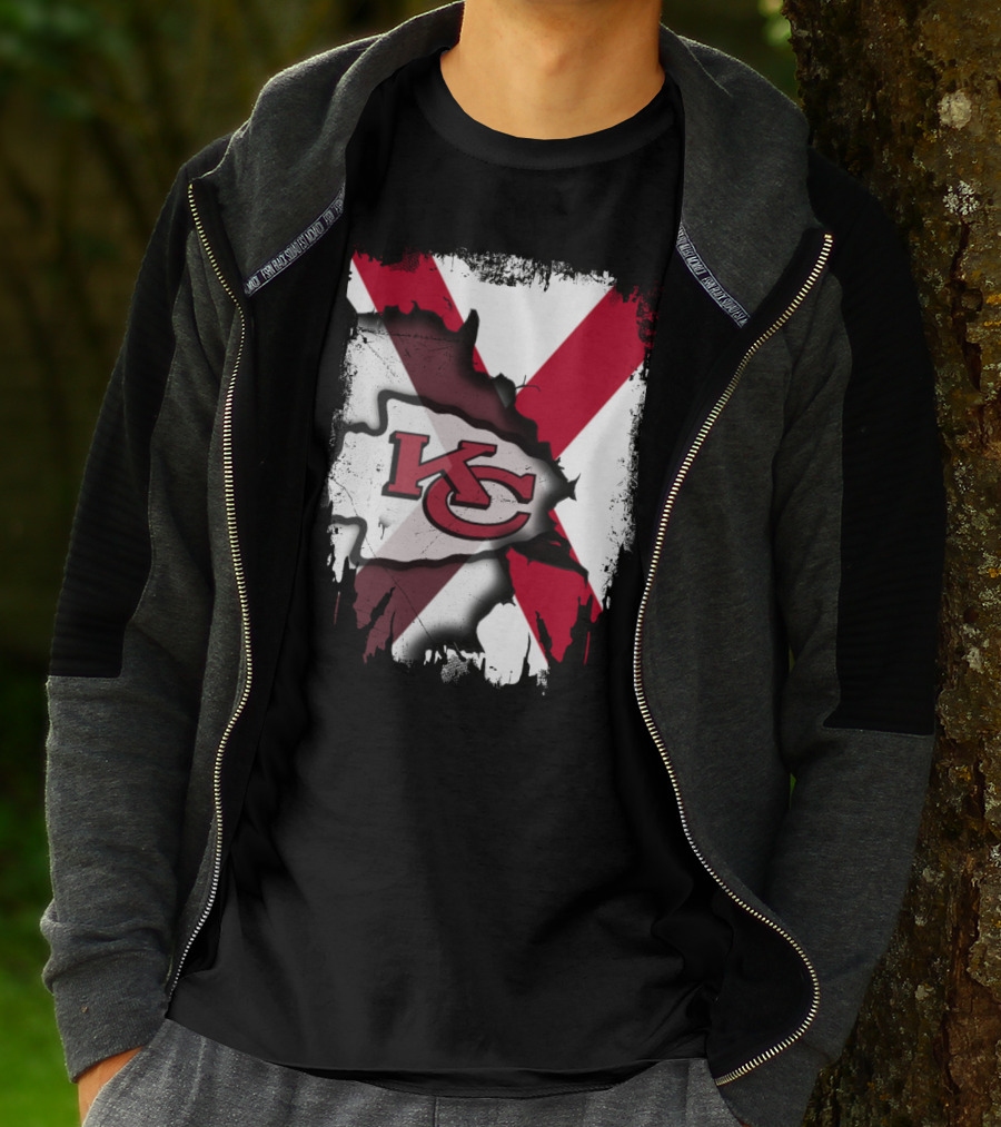 Together Alabama KC Chiefs Fusion Fan T-Shirt