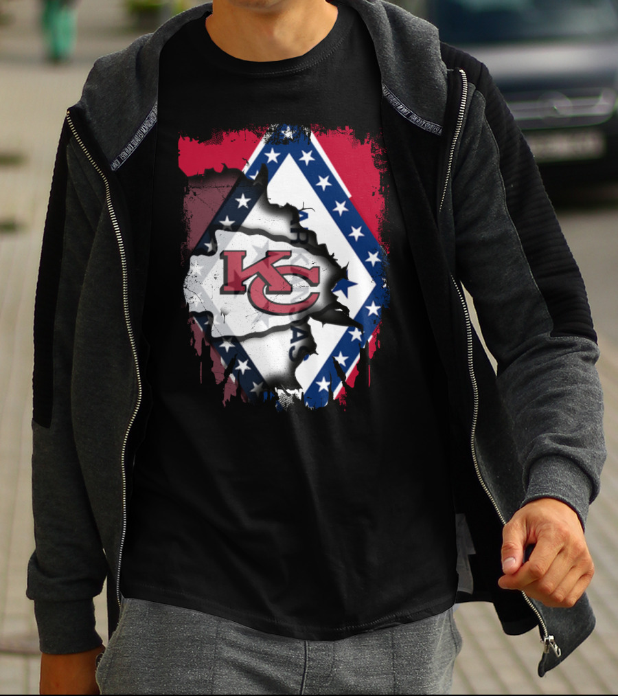 KC Chiefs Arkansas Flag Combo T-Shirt