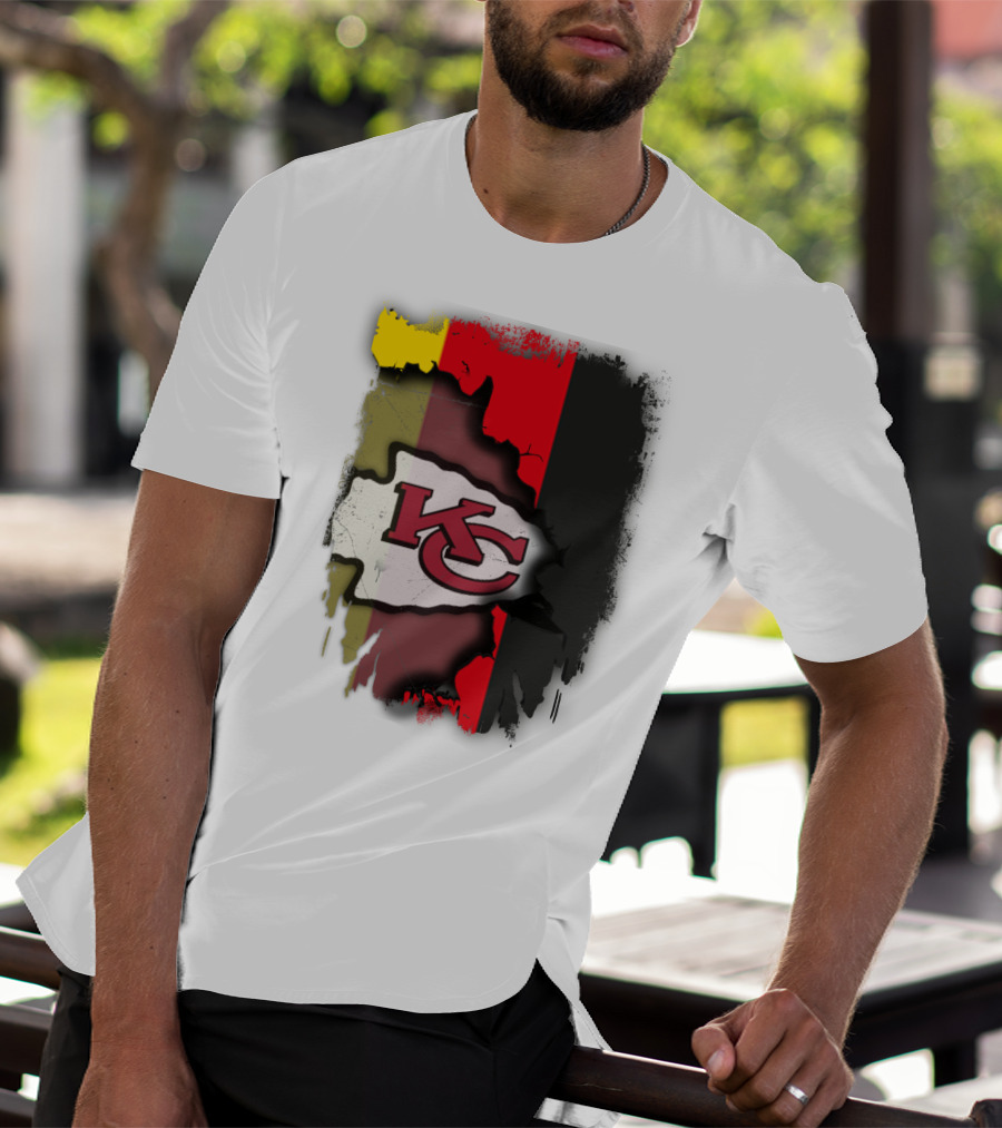 Germany Unity Kansas City Chiefs Flag Mashup T-Shirt