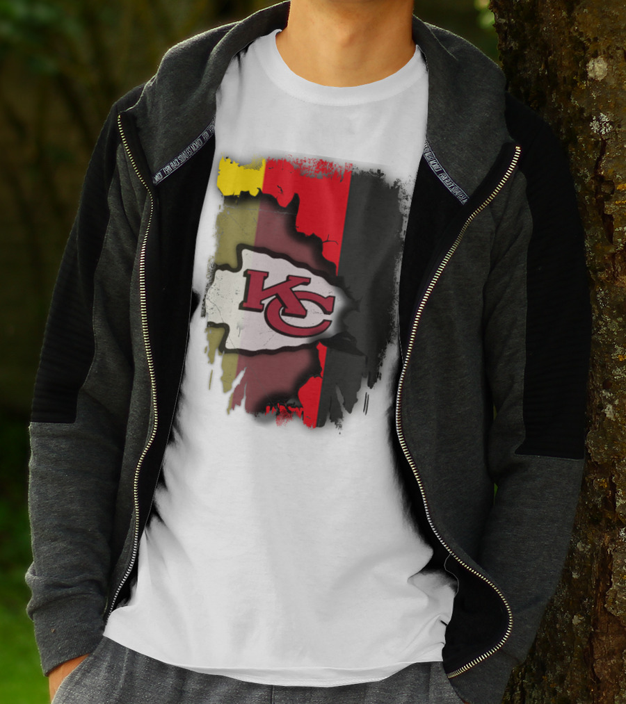 Germany Unity Kansas City Chiefs Flag Mashup T-Shirt