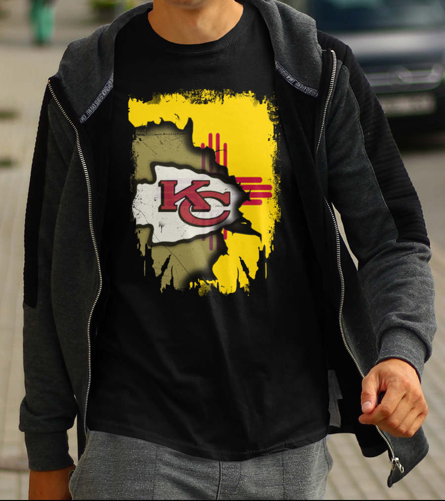 Kansas City Chiefs New Mexico Zia Symbol Together T-Shirt