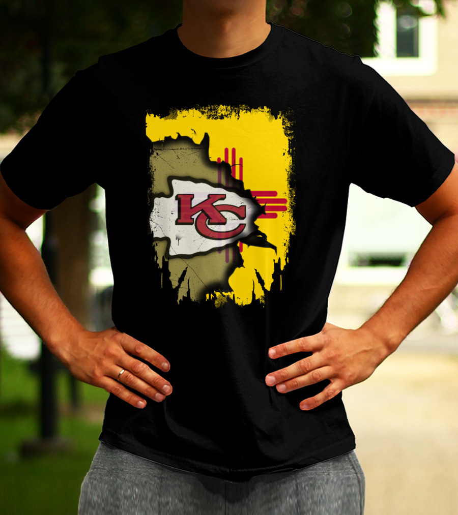 Kansas City Chiefs New Mexico Zia Symbol Together T-Shirt