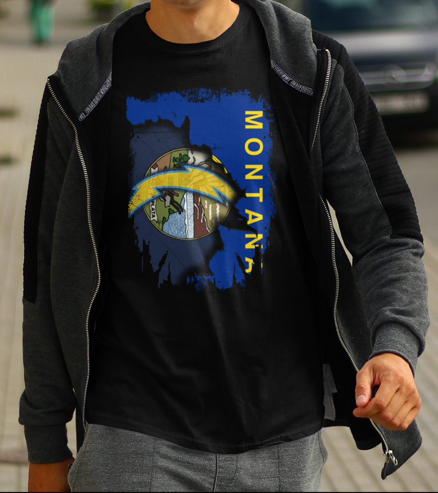 Montana Pride With Chargers Unity T-Shirt