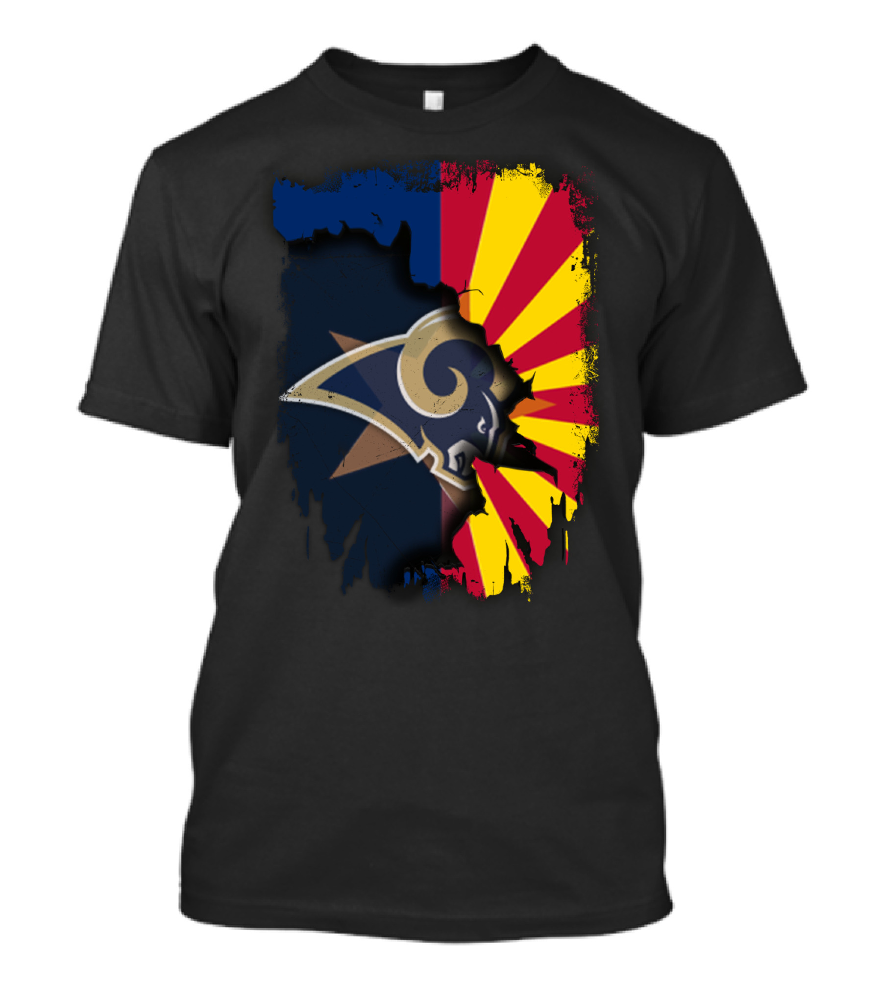 Arizona And Los Angeles Rams United T-Shirt